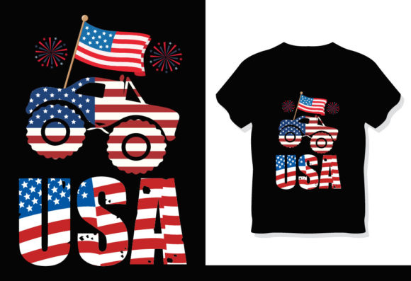 4th July Tshirt Design 10: A Versatile Template for Creative Projects