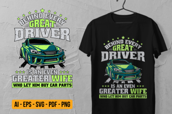 Car Enthusiast Design for Print-on-Demand Merchandise