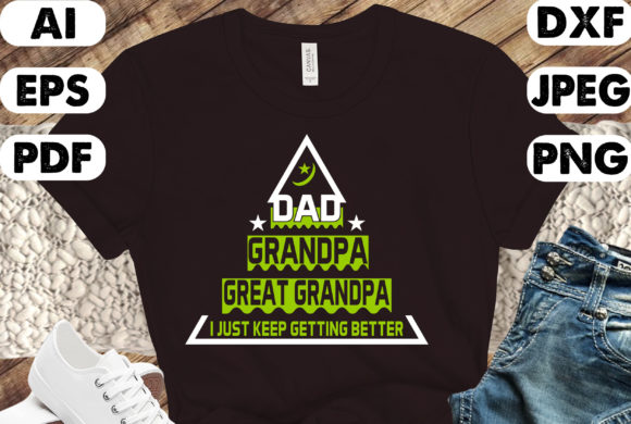 Dad Grandpa Father’s Day T-Shirt Design