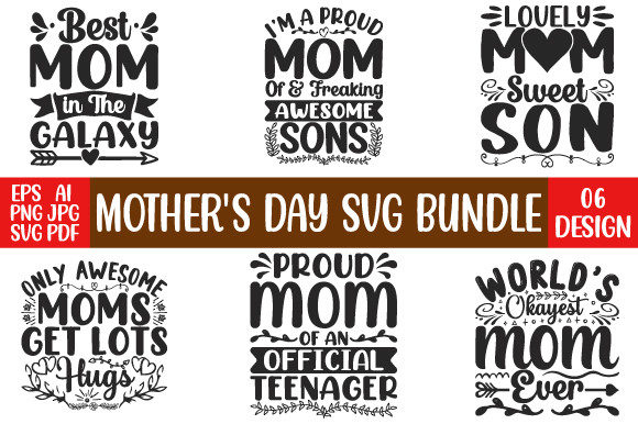 Discover the Perfect Mother’s Day SVG T-Shirt Design Bundle for Creative Projects