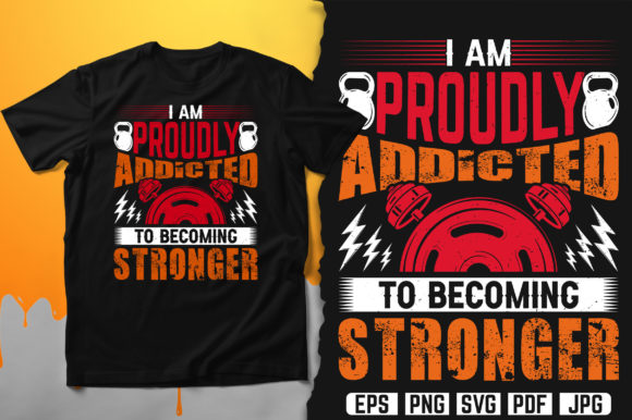 Gym Fitness Premium T-Shirt Design