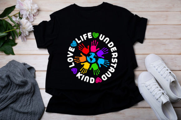 Love Life Understand Kind T-Shirt Design